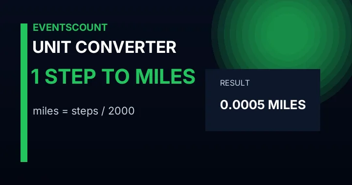 1 Step To Miles