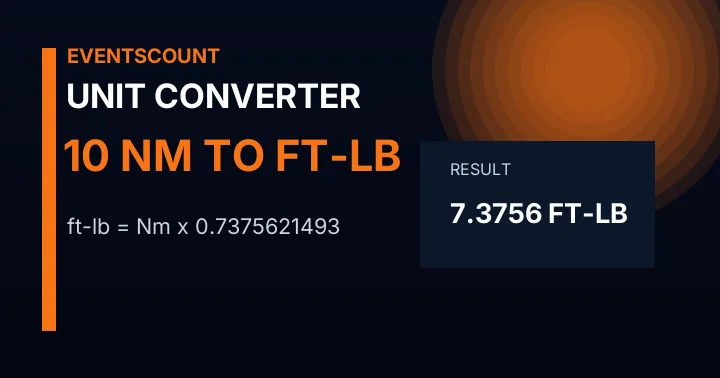 10 Nm To Ft-lb