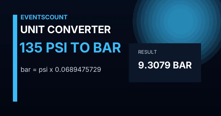135 Psi To Bar