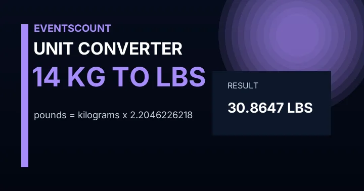 14 Kg To Lbs