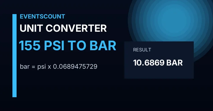 155 Psi To Bar