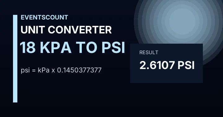 18 KPa To Psi