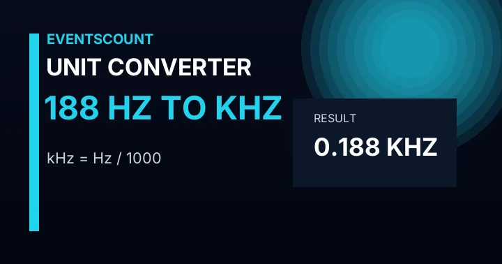 188 Hz To KHz
