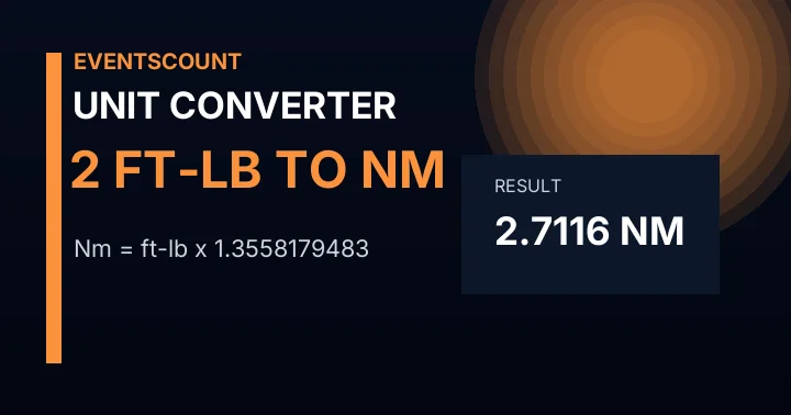 2 Ft-lb To Nm