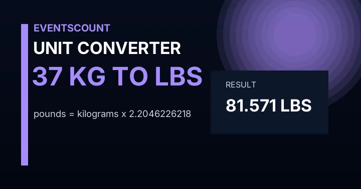 37 Kg To Lbs