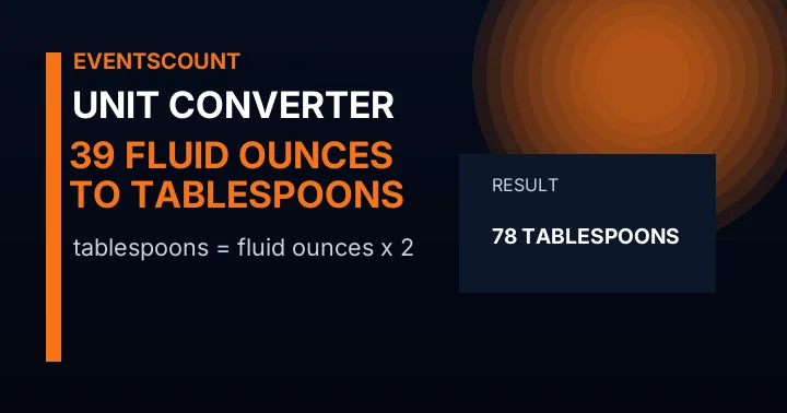 39 Fluid Ounces To Tablespoons