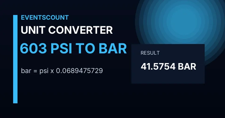 603 Psi To Bar