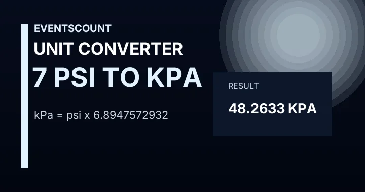 7 Psi To KPa
