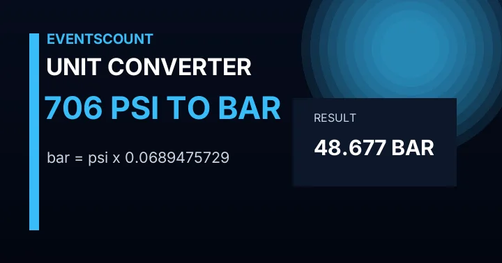 706 Psi To Bar