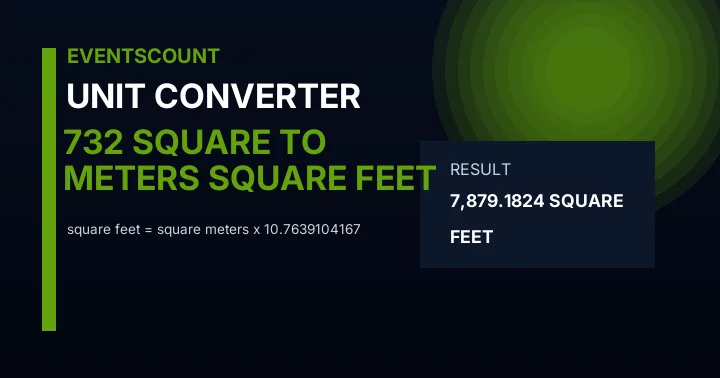 732 Square Meters To Square Feet