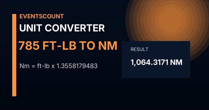 785 Ft-lb To Nm