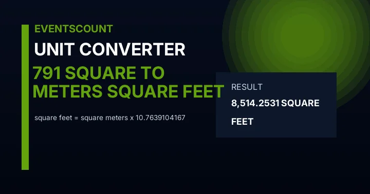 791 Square Meters To Square Feet