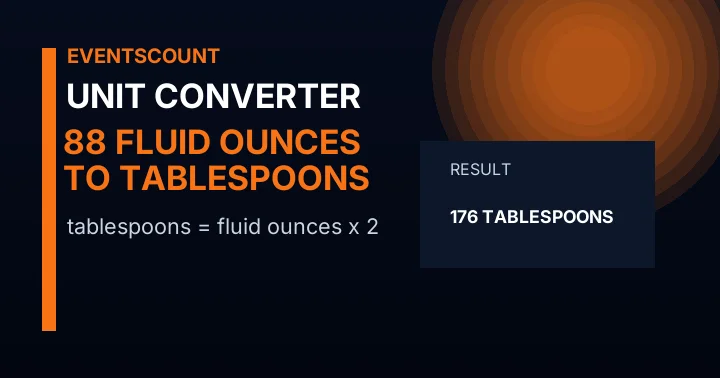 88 Fluid Ounces To Tablespoons