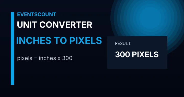 Inches to Pixels Converter