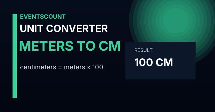 Meters to Cm Converter