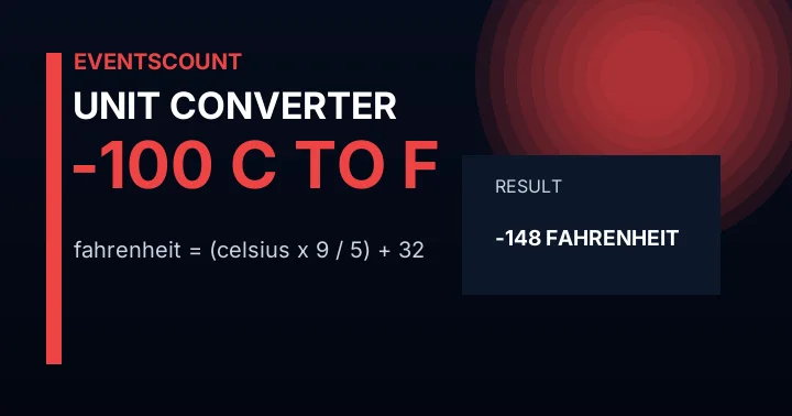 -100 C to F