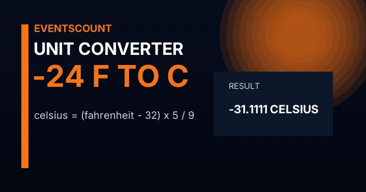 -24 F to C