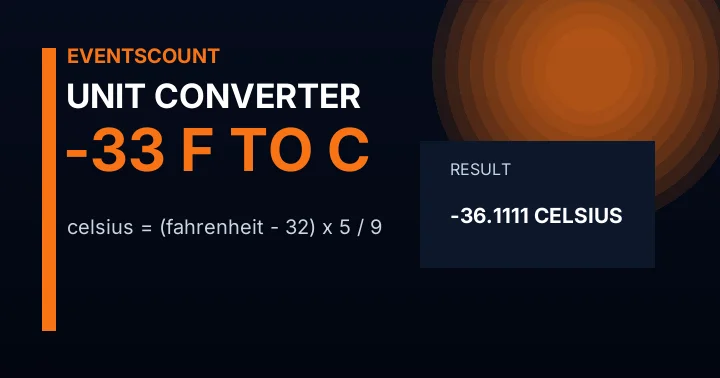 -33 F to C