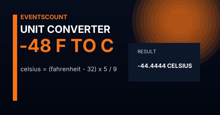 -48 F to C