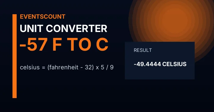 -57 F to C