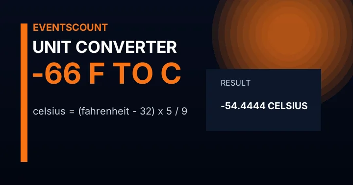 -66 F to C