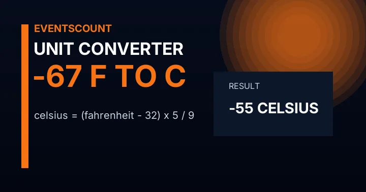 -67 F to C