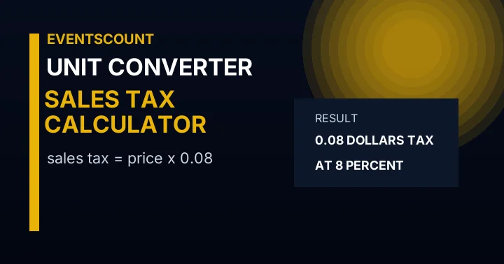 Sales Tax Calculator Converter