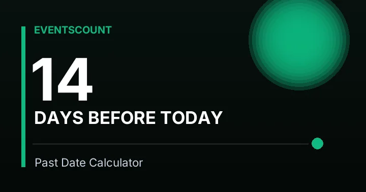 14 Days Before Today