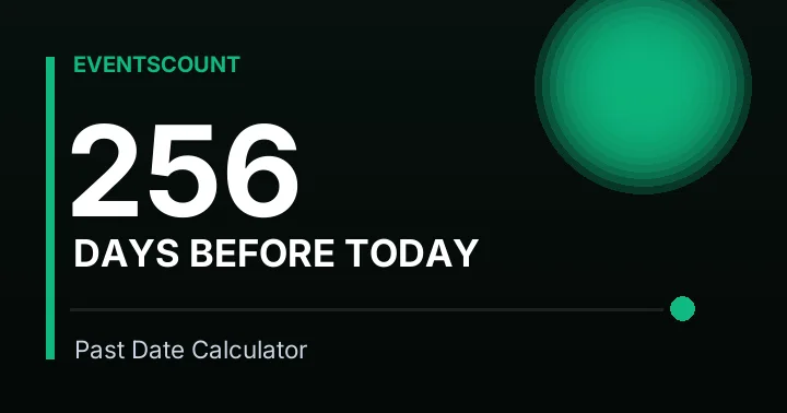 256 Days Before Today