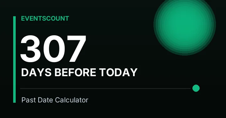 307 Days Before Today