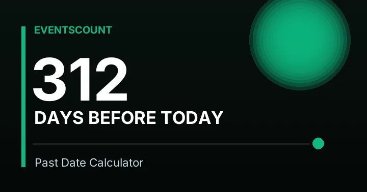 312 Days Before Today