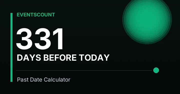 331 Days Before Today