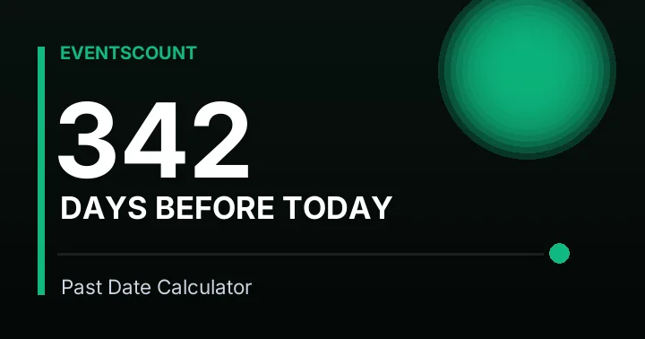 342 Days Before Today