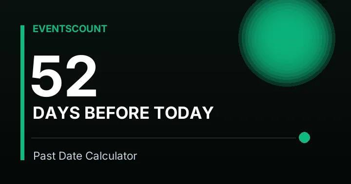 52 Days Before Today