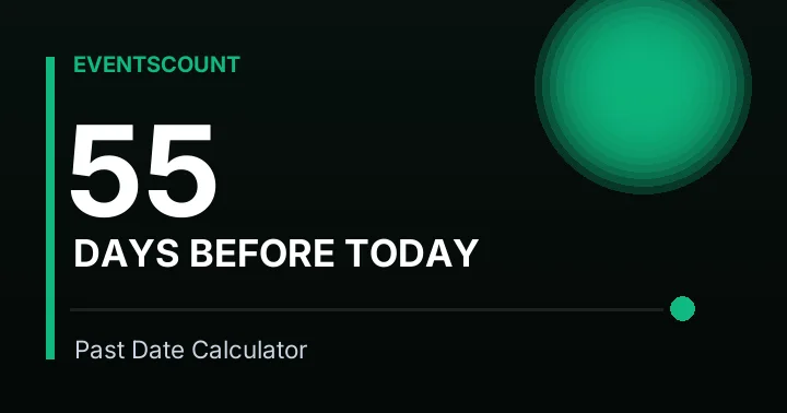 55 Days Before Today
