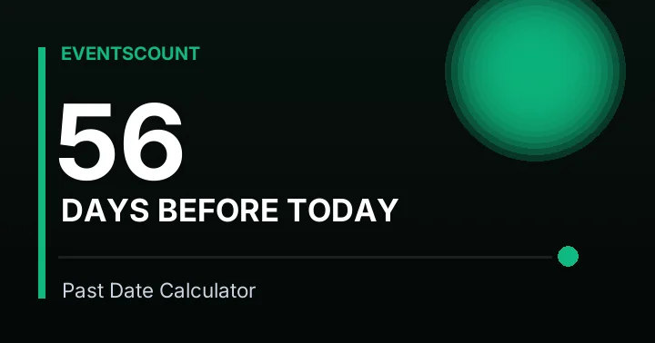 56 Days Before Today