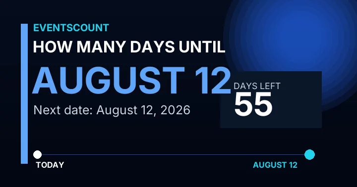 How Many Days Until August 12?
