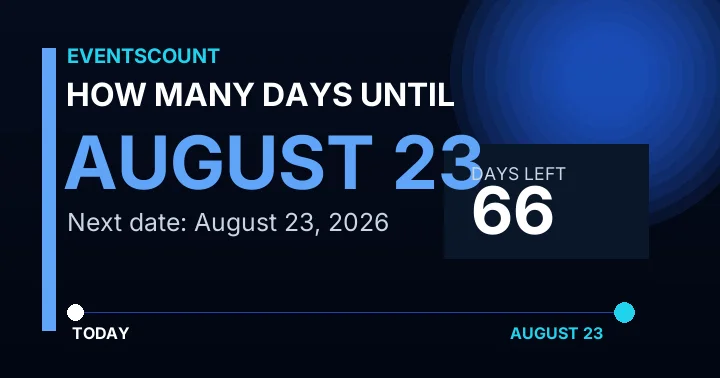 How Many Days Until August 23?