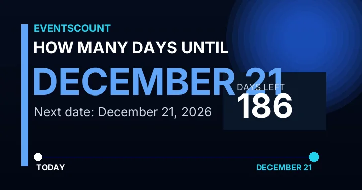 How Many Days Until December 21?