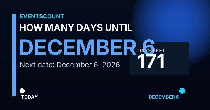 How Many Days Until December 6?