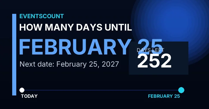 How Many Days Until February 25?