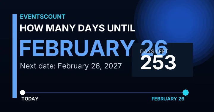 How Many Days Until February 26?