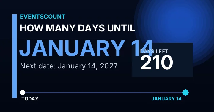 How Many Days Until January 14?