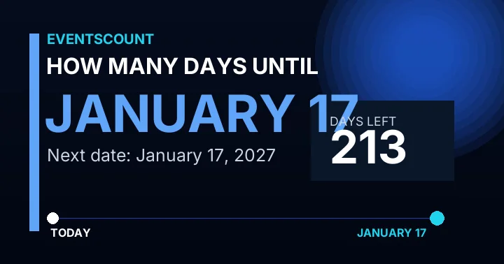 How Many Days Until January 17?