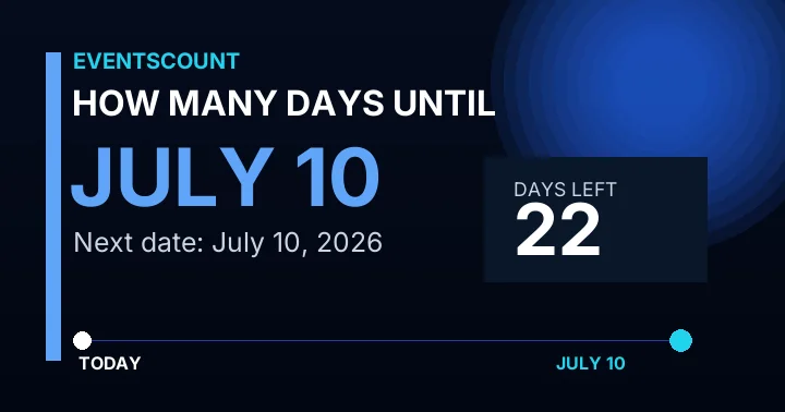 How Many Days Until July 10?
