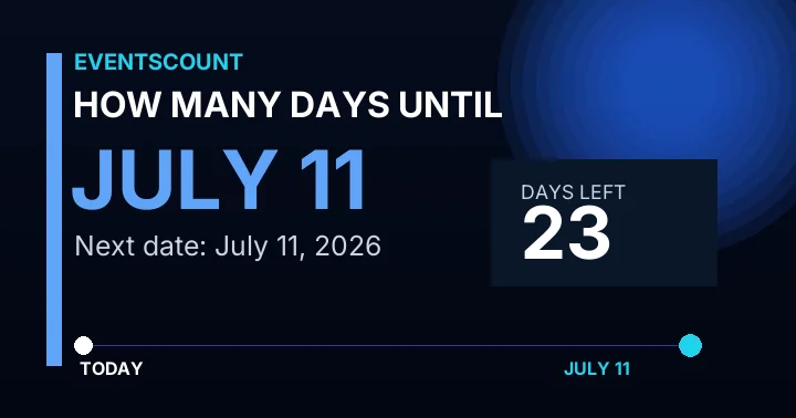 How Many Days Until July 11?