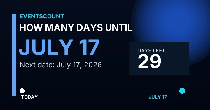 How Many Days Until July 17?