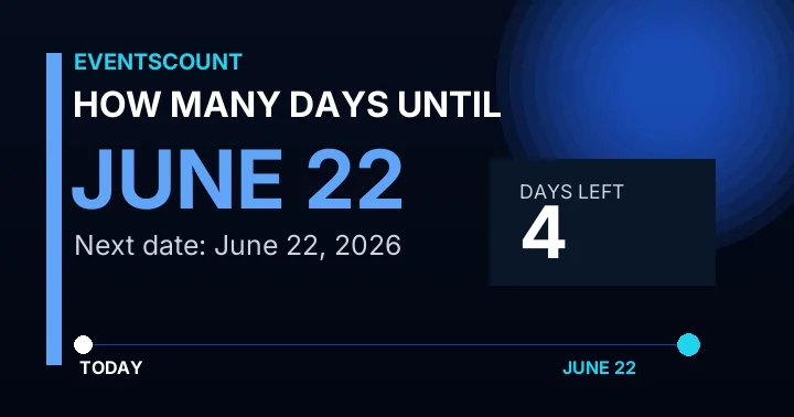How Many Days Until June 22?
