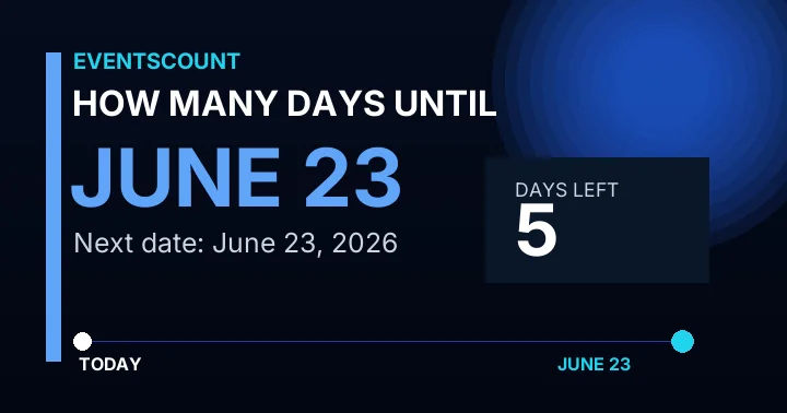 How Many Days Until June 23?