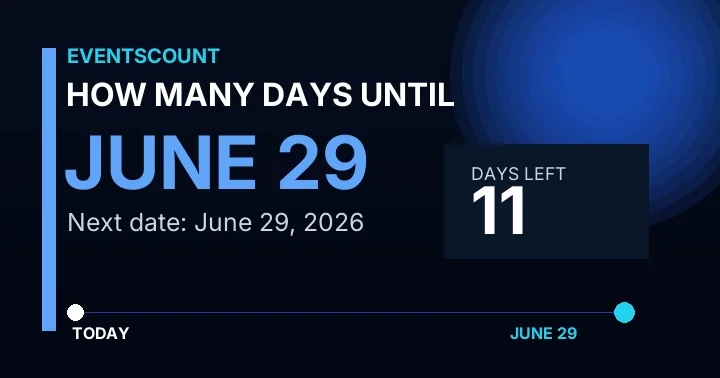 How Many Days Until June 29?